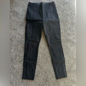 Athleta Black Striped Waistband Leggings